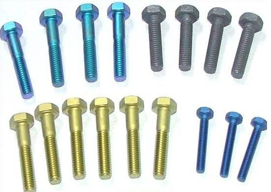 Titanium alloy screws and bolts